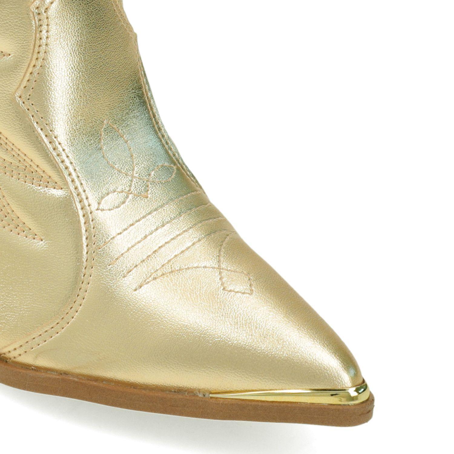 Bota Texana Dorada Vizzano-5