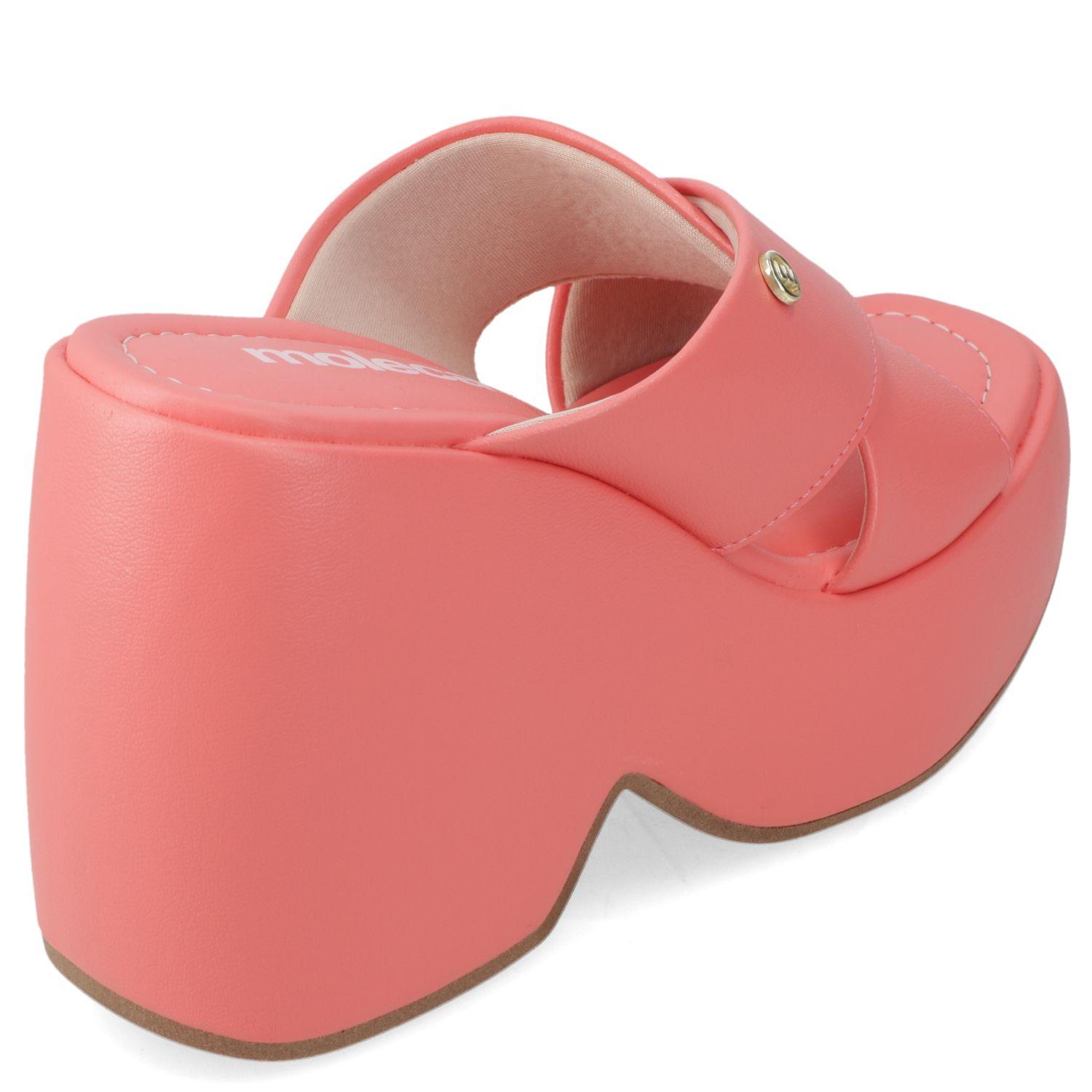 Sandalia Taco Moleca Coral 11231-4