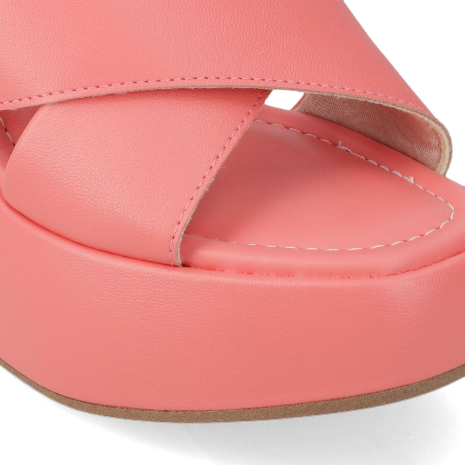 Sandalia Taco Moleca Coral 11231-5