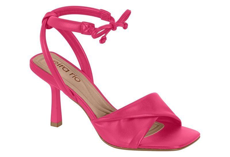 Sandalia Taco Beira Rio Rosado 11550-0