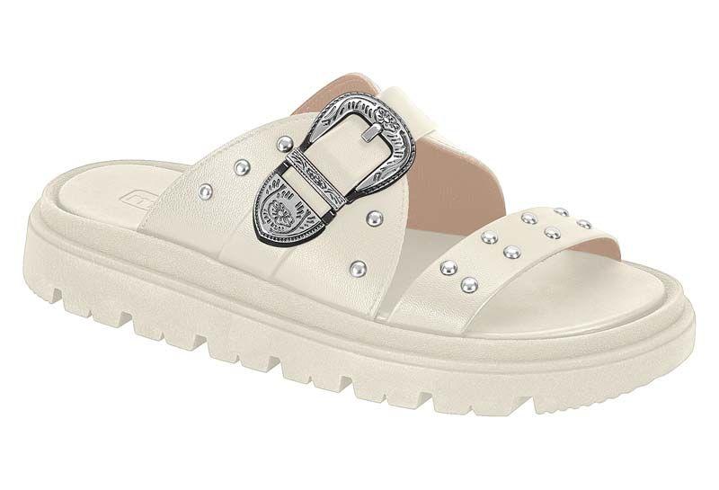 Sandalia Plana Moleca Blanco 15419-5