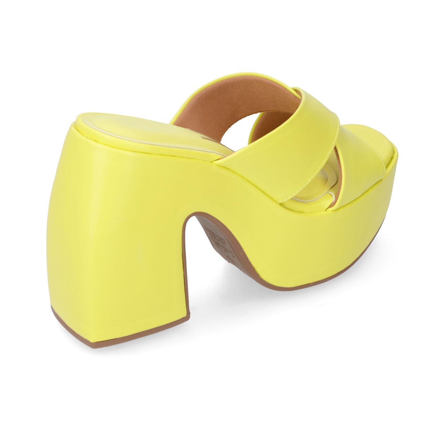 Sandalia Taco Vizzano Amarillo 11367-3