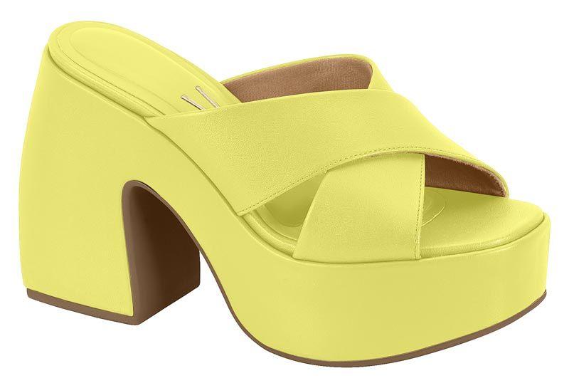 Sandalia Taco Vizzano Amarillo 11367-5