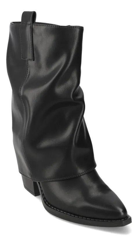 Bota Mujer New Walk Negro-2