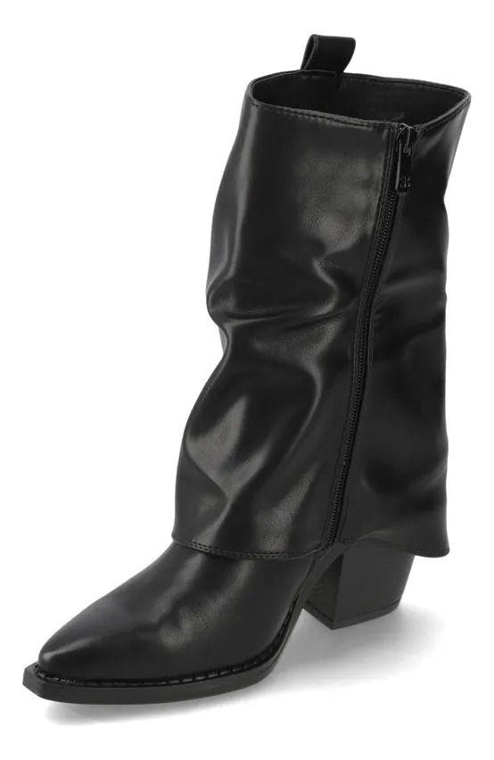 Bota Mujer New Walk Negro-4