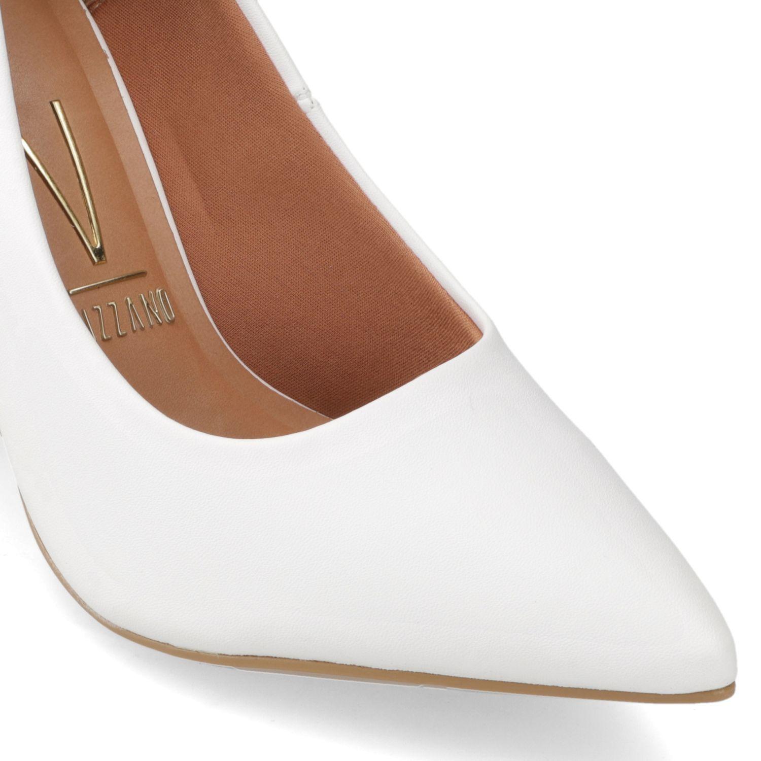 Zapato Mujer Taco Cuadrado Blanco 1285-400- Vizzano-4