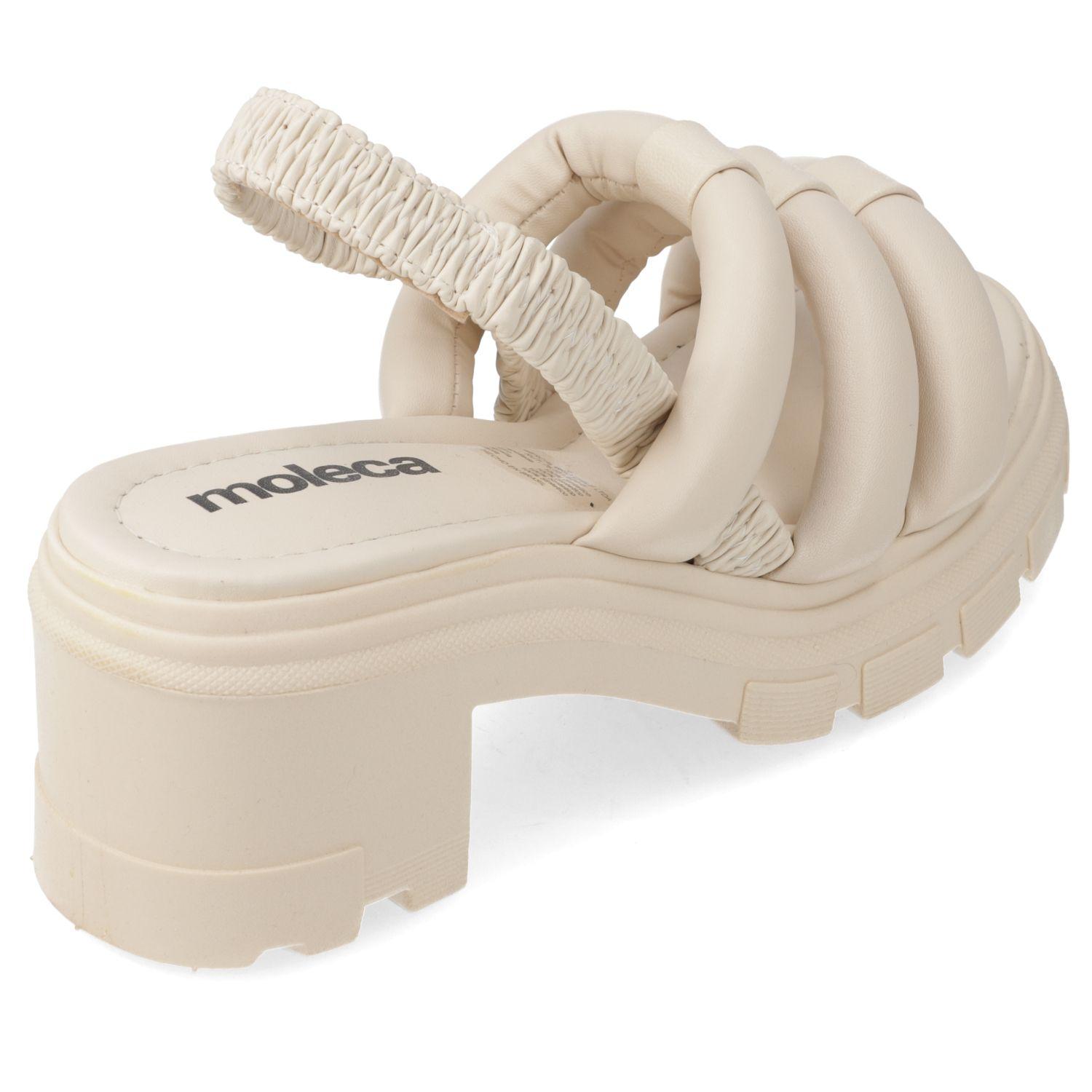 Sandalia Taco Moleca Crema 10915-4