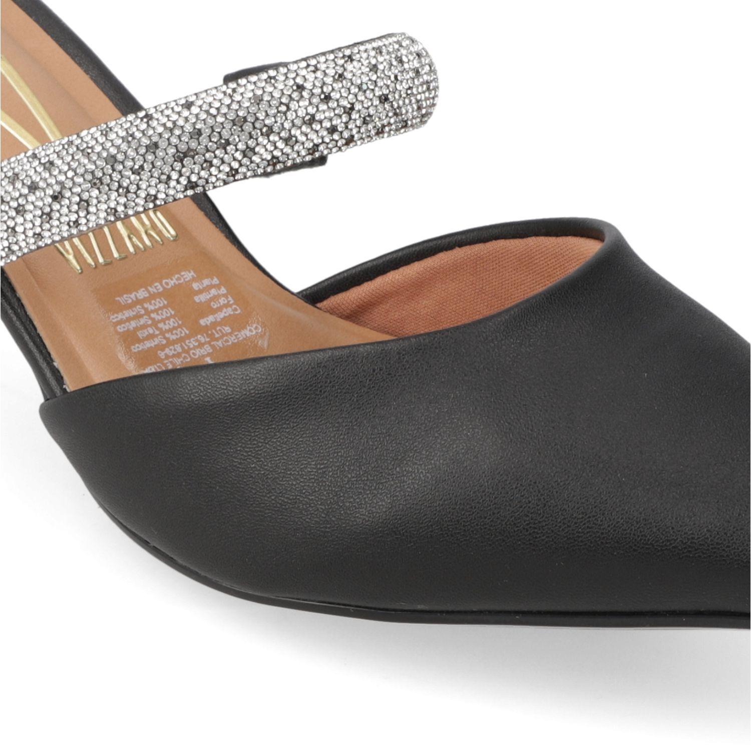 Stiletto Vizzano Negro Taco 5 Cm-5