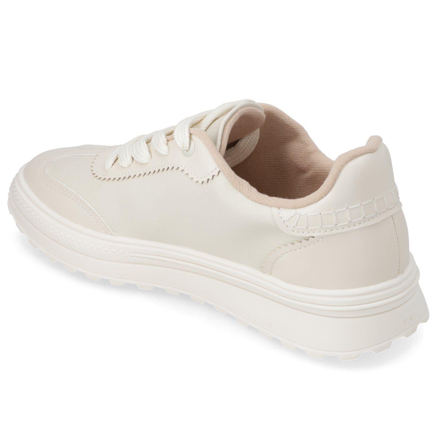 Zapatilla Urbana Mujer Moleca Blanca Casual y Cómoda-3
