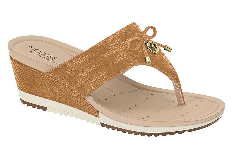 Sandalia Taco Modare Camel 15479-0