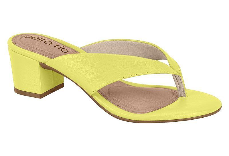 Sandalia Taco Beira Rio Amarillo 11399-0