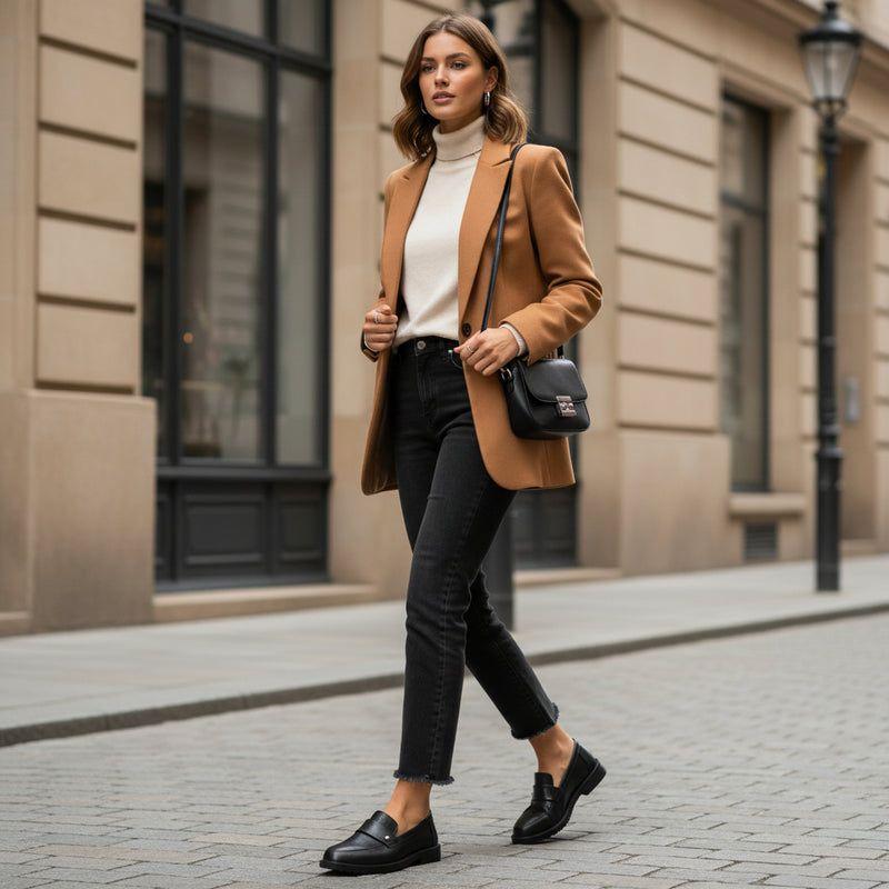 Mocasin Negro New Walk-1