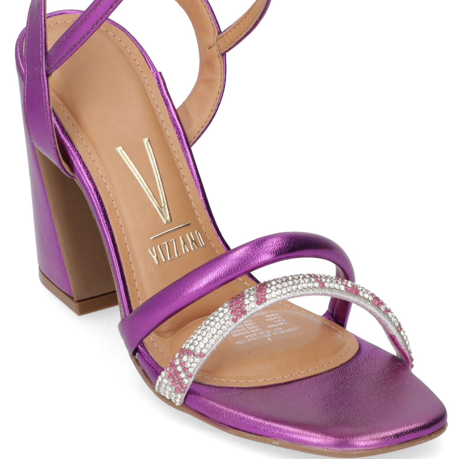 Sandalia Taco Vizzano Lavanda 13466-4