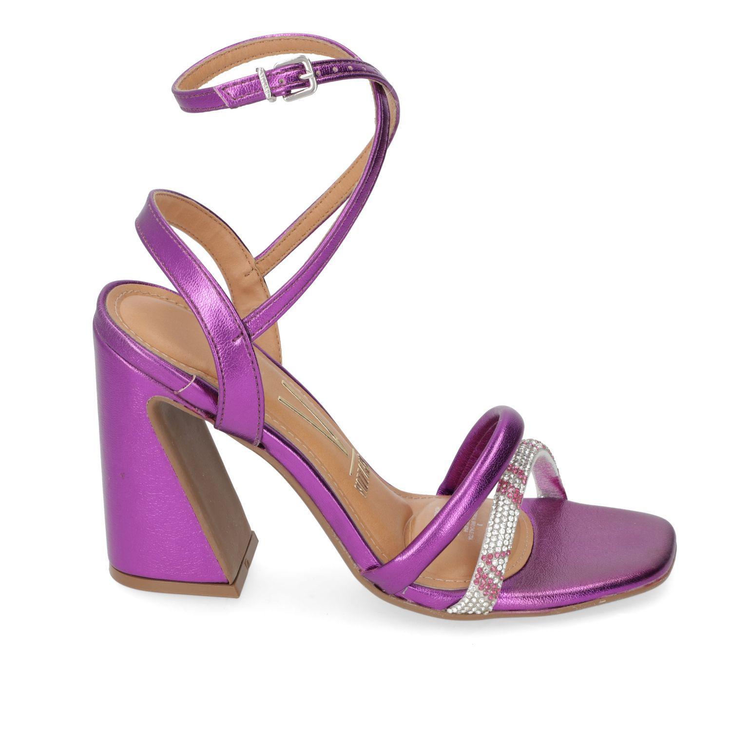 Sandalia Taco Vizzano Lavanda 13466-0