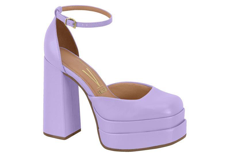 Zapato Taco Vizzano Rosado Brillante Taco 13 Cm-0