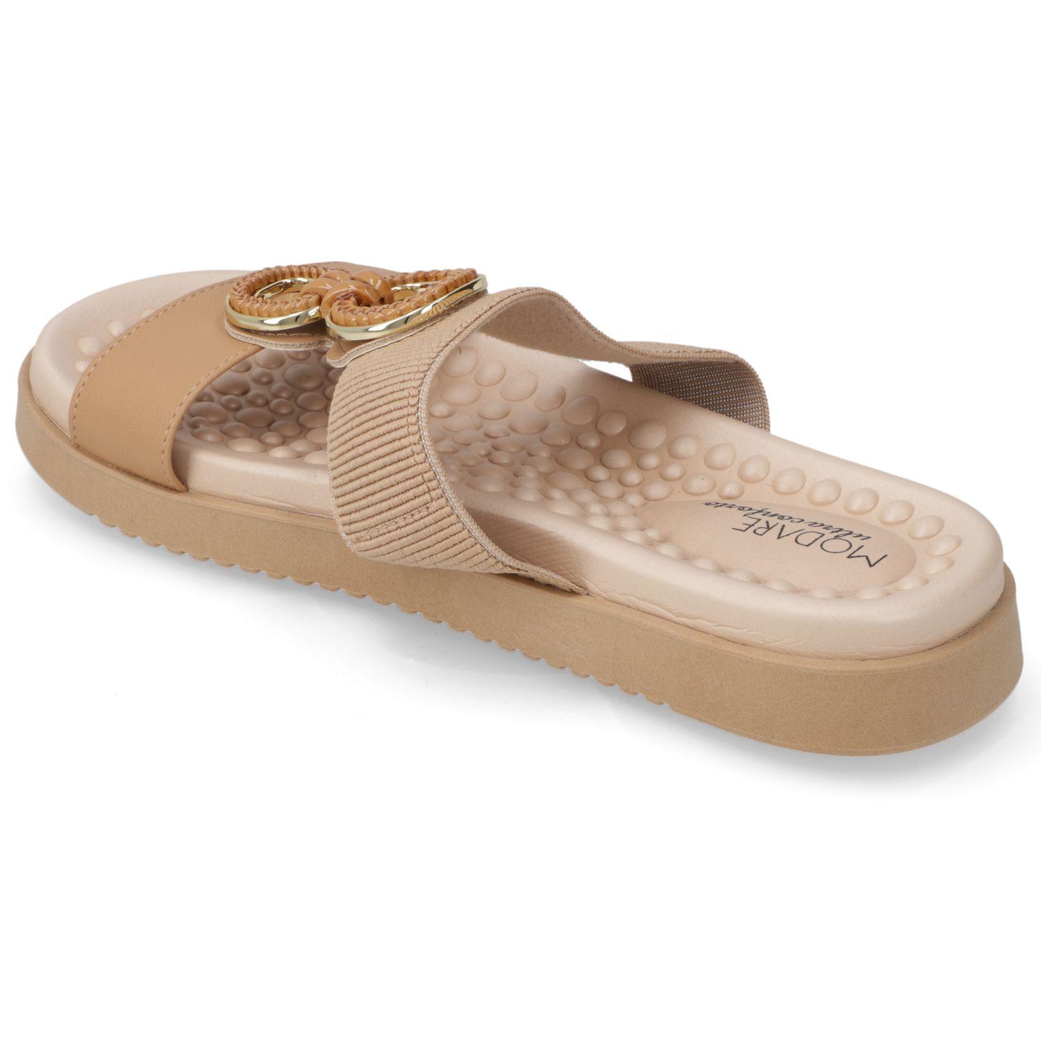 Sandalia Plana Modare Café 13942-3