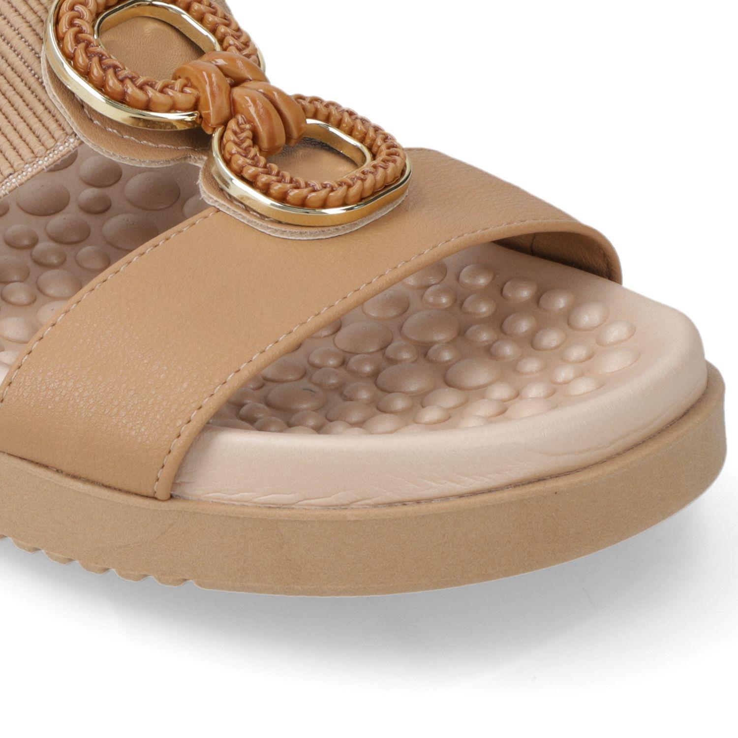 Sandalia Plana Modare Café 13942-5