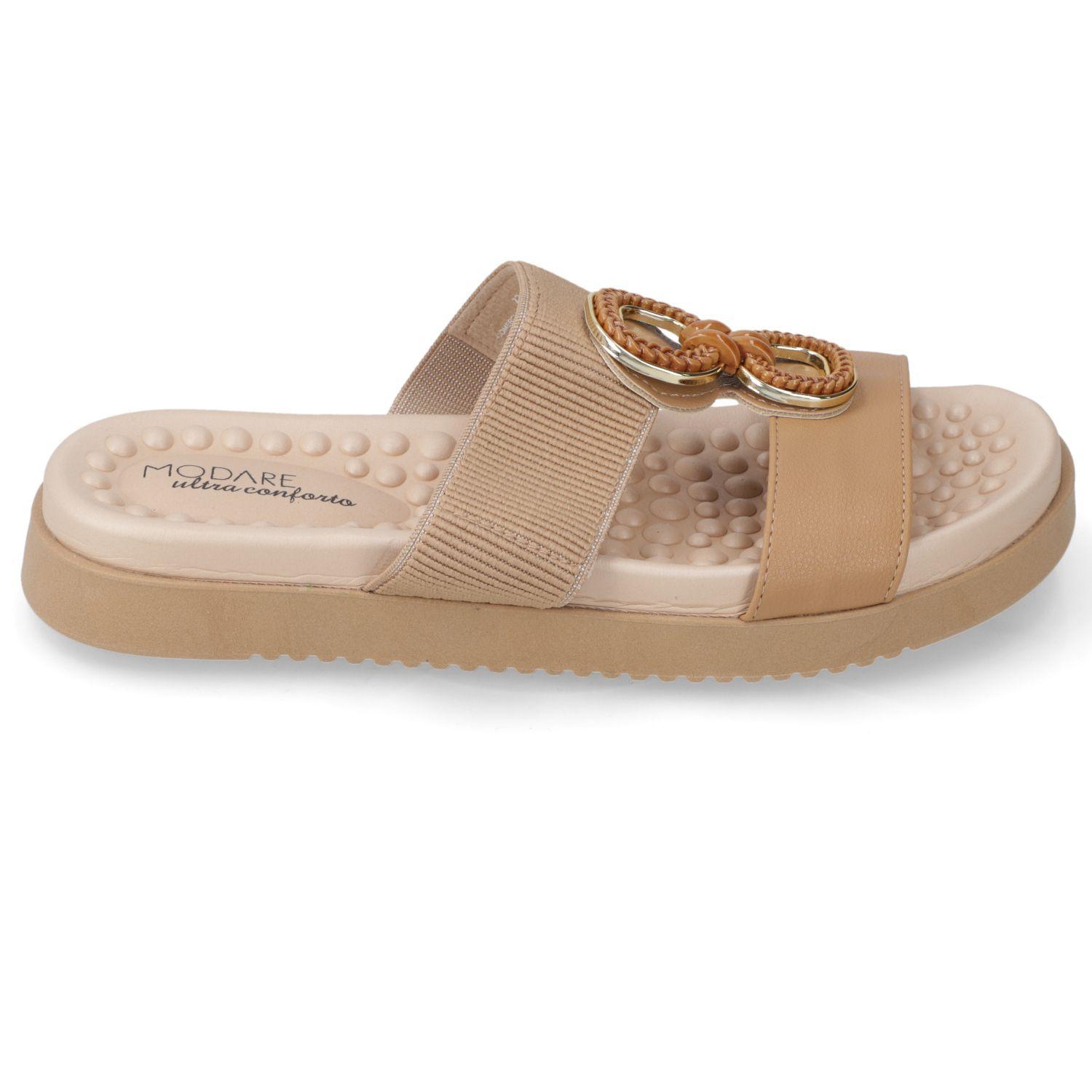 Sandalia Plana Modare Café 13942-1