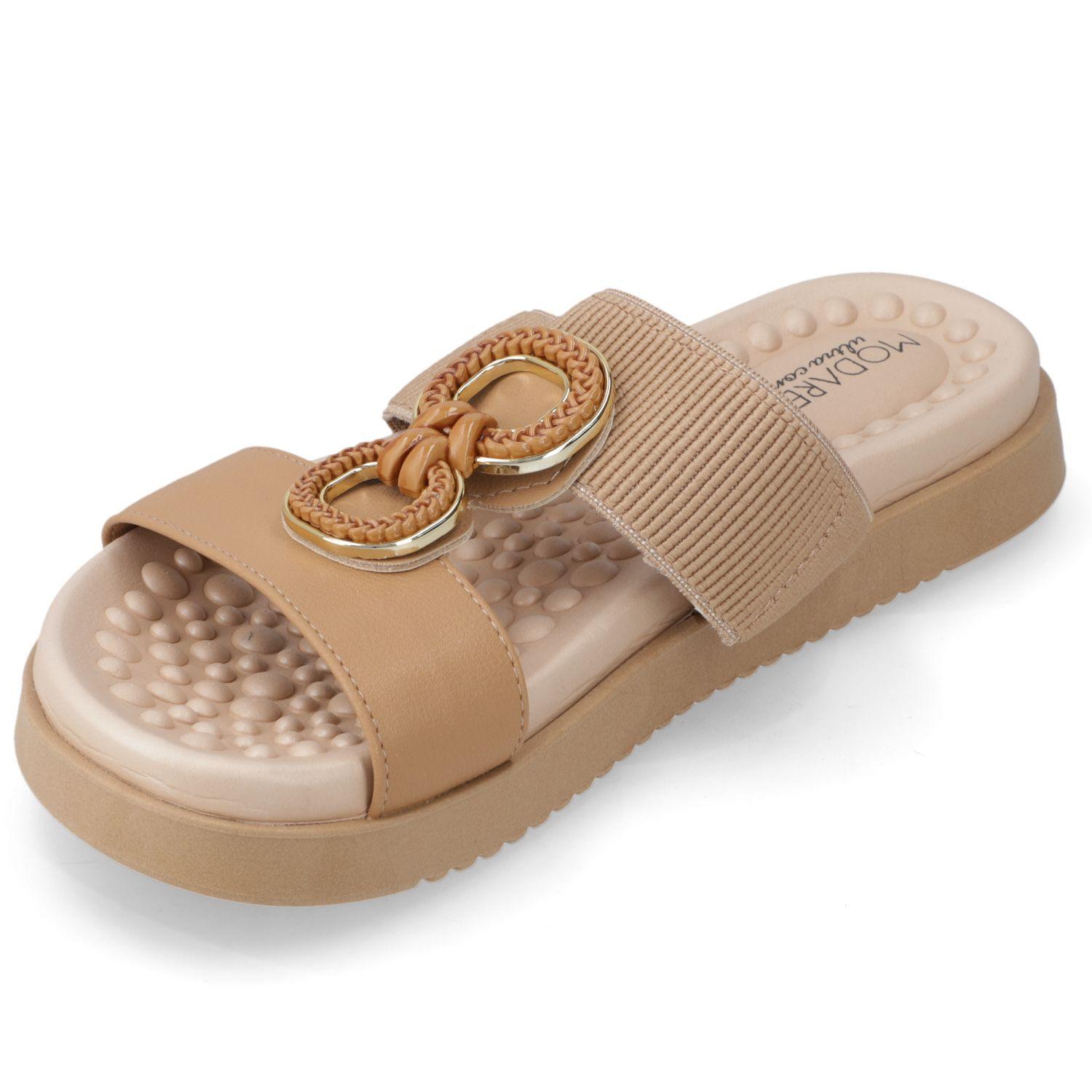 Sandalia Plana Modare Café 13942-2