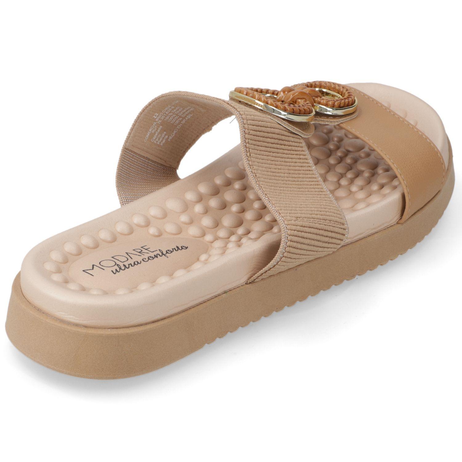 Sandalia Plana Modare Café 13942-4