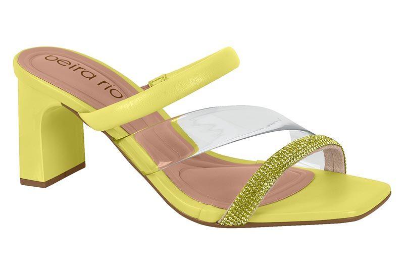 Sandalia Taco Beira Rio Rosado 11460-0