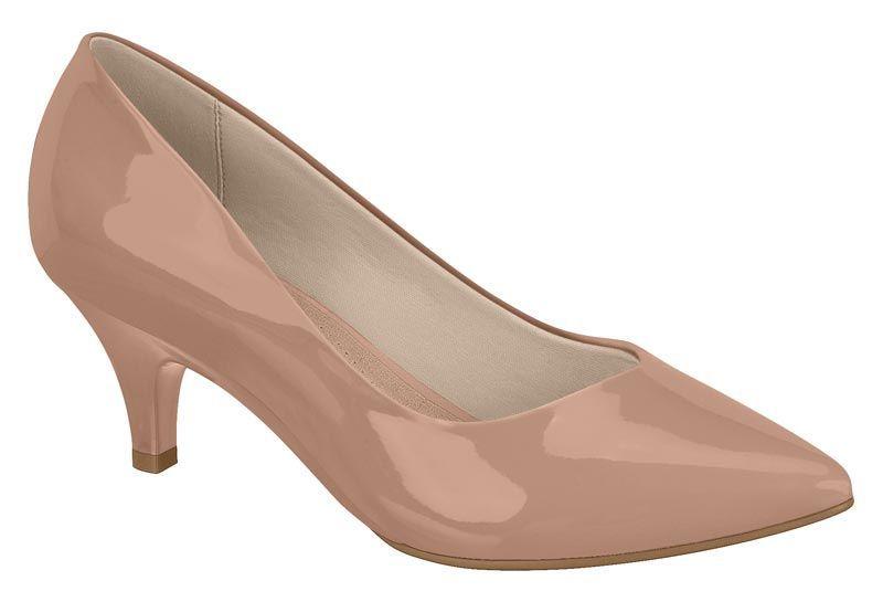 Zapato Mujer Taco Aguja Stiletto Nude 4076-1301 Beira Rio-0