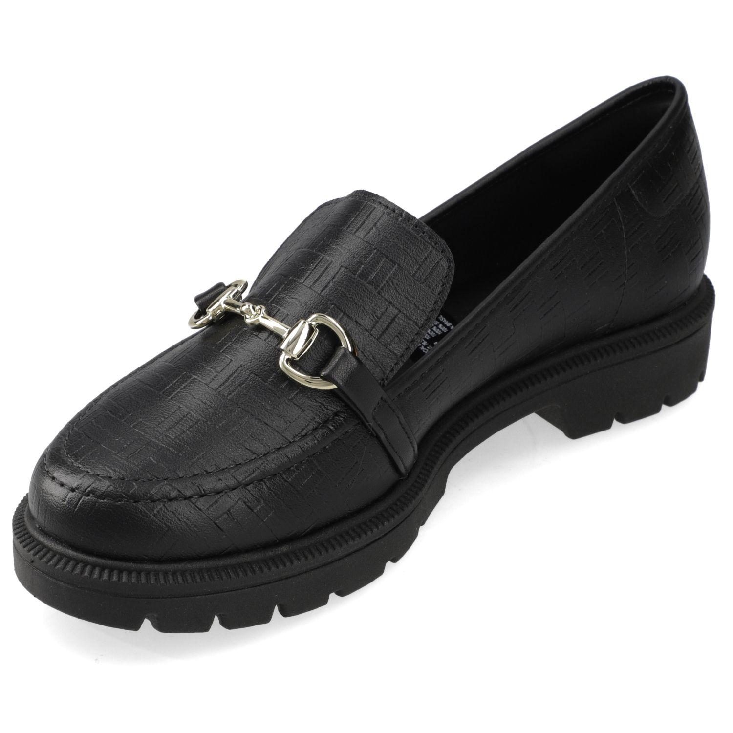 Mocasin Beira Rio Negro Efecto Cuero  Negro Napa Turim Grecia-2