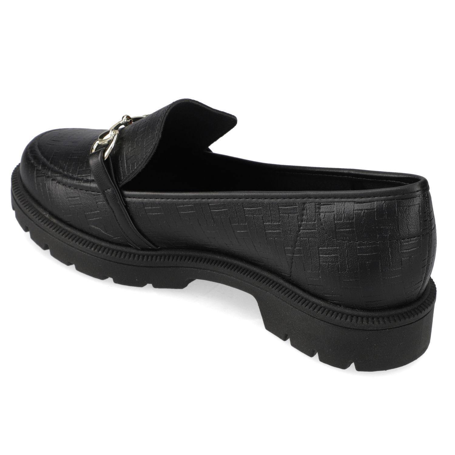 Mocasin Beira Rio Negro Efecto Cuero  Negro Napa Turim Grecia-3