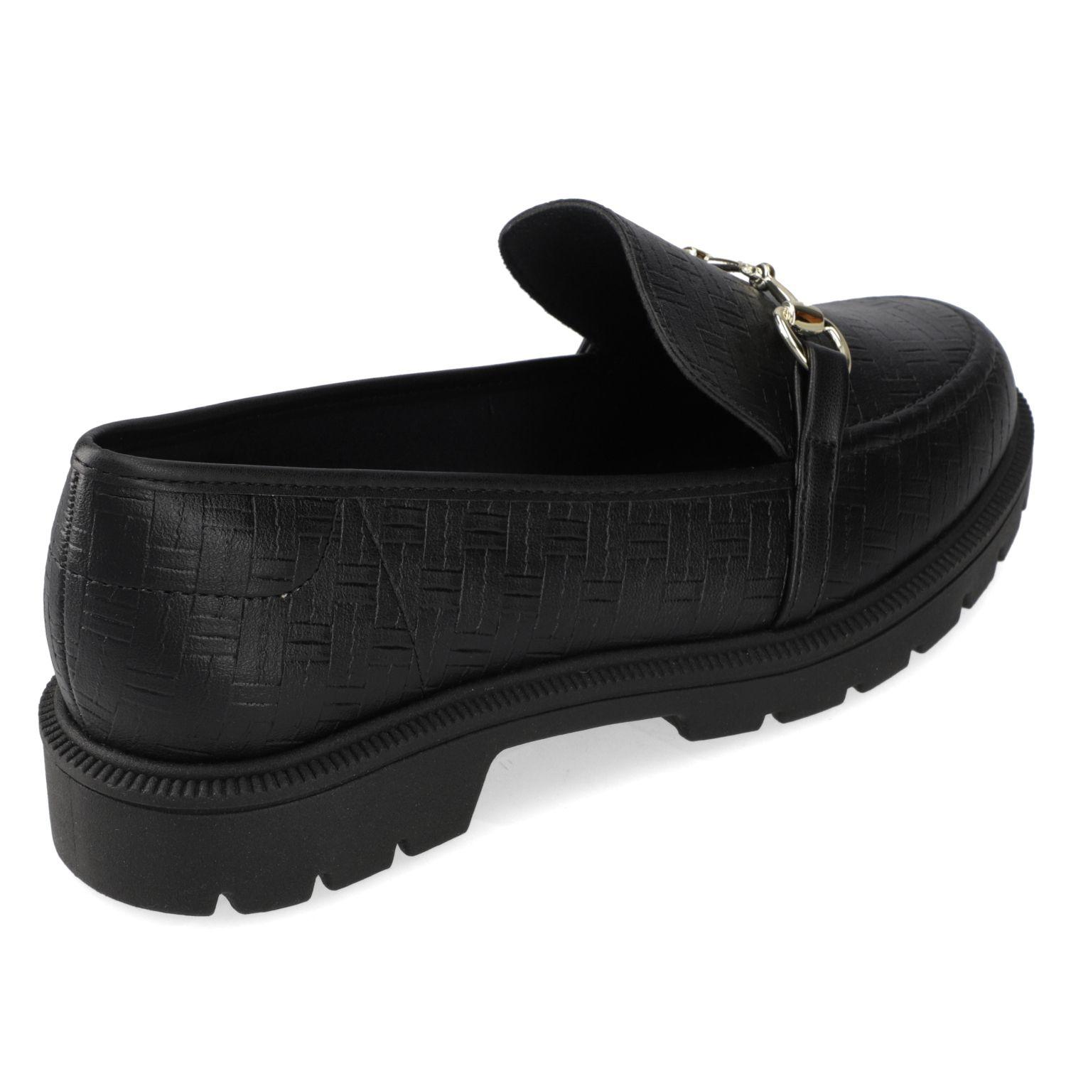 Mocasin Beira Rio Negro Efecto Cuero  Negro Napa Turim Grecia-4