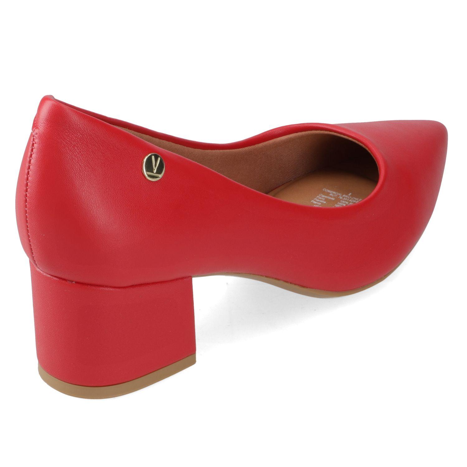 Tacones Mujer Vizzano Eco Cuero Rojo 5 Cm-4