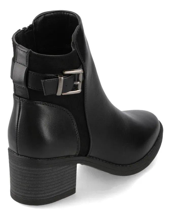 Botín Negro Mujer New Walk-4