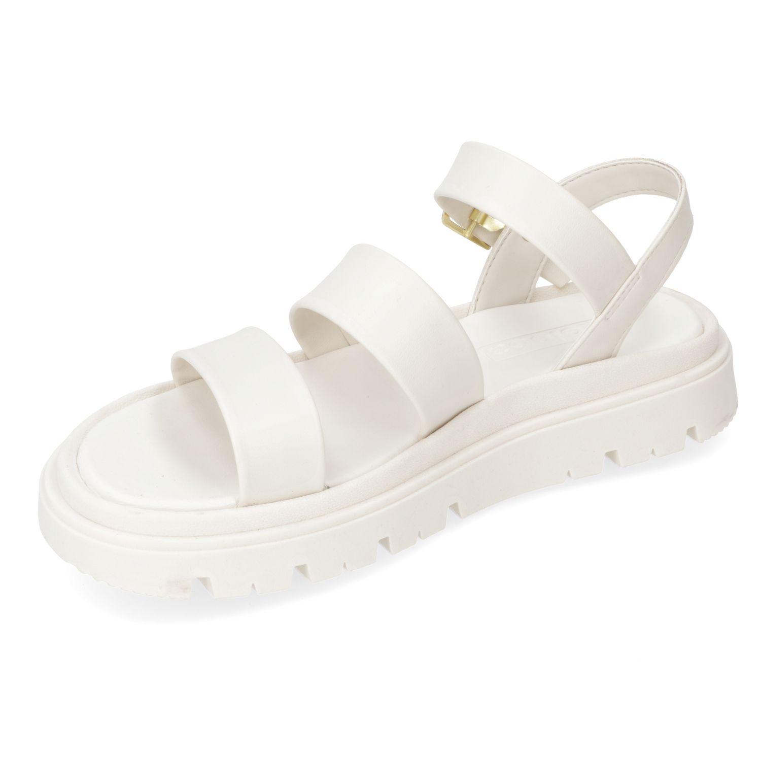 Sandalia Plana Moleca Blanco 15417-2