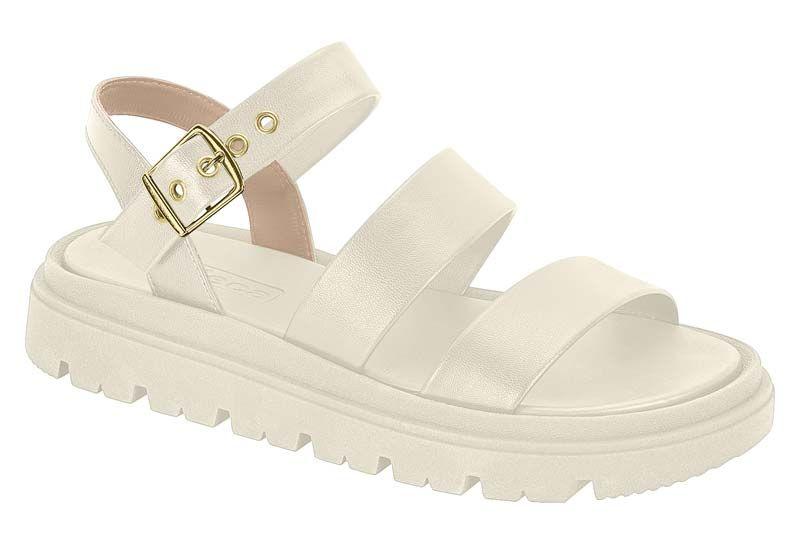 Sandalia Plana Moleca Blanco 15417-5