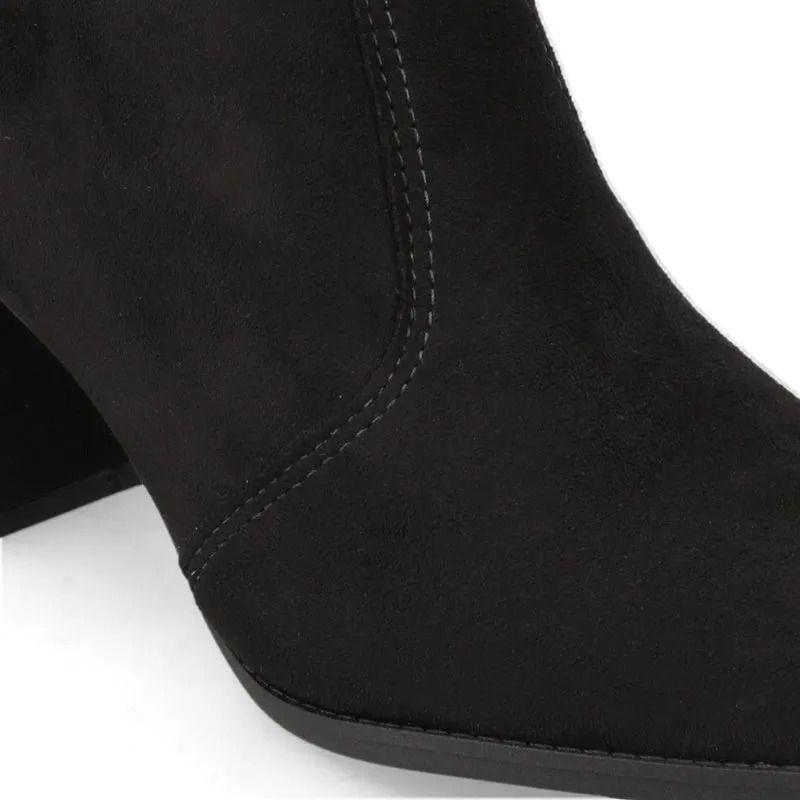 Botín Mujer  Moleca Negro-6
