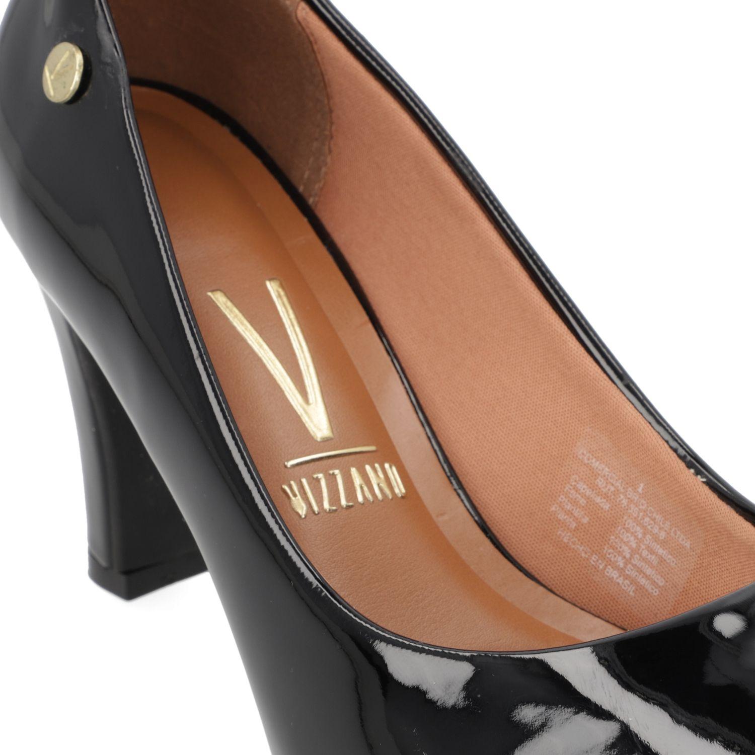 Zapato Taco Ancho Vizzano Negro-4