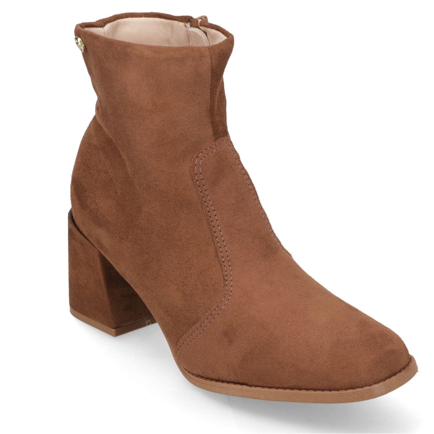 Botin Mujer Camel Moleca-0