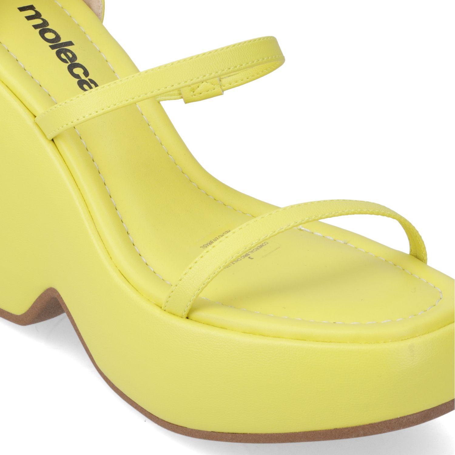 Sandalia Taco Moleca Amarillo 10267-5