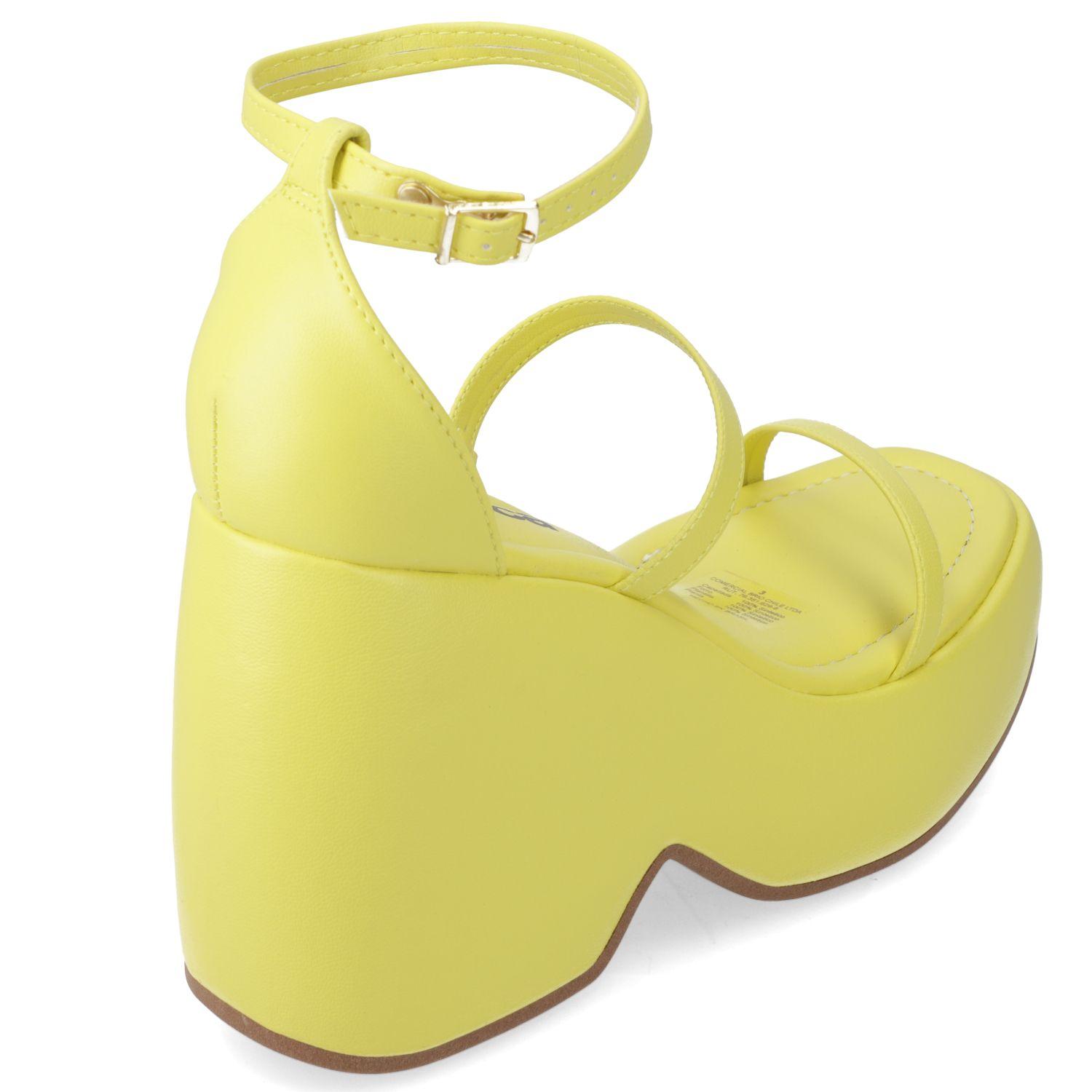 Sandalia Taco Moleca Amarillo 10267-4