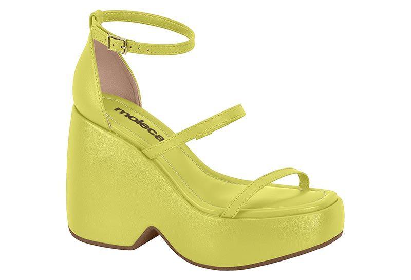 Sandalia Taco Moleca Amarillo 10267-6