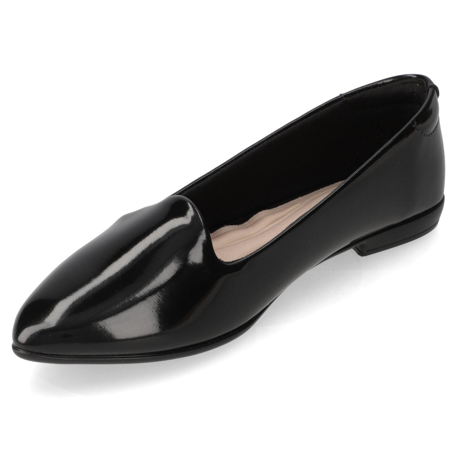 Ballerina Beira Rio Negro Efecto Cuero  Negro Verniz Fresh Neo-2