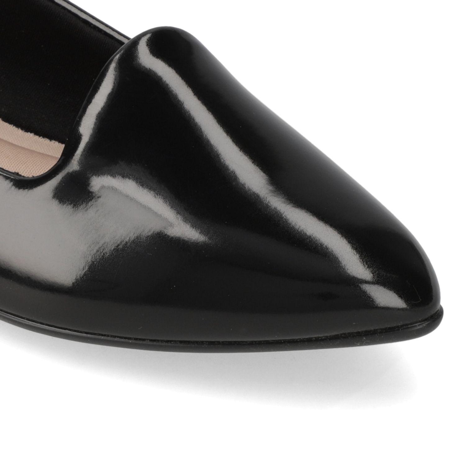 Ballerina Beira Rio Negro Efecto Cuero  Negro Verniz Fresh Neo-5