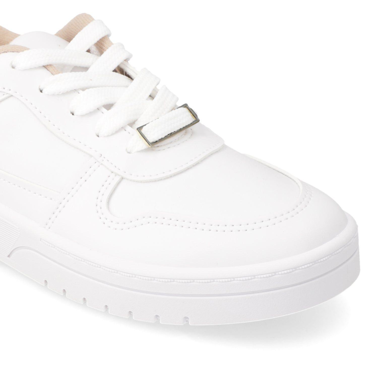 Zapatilla Mujer Moleca Casual Blanca-5