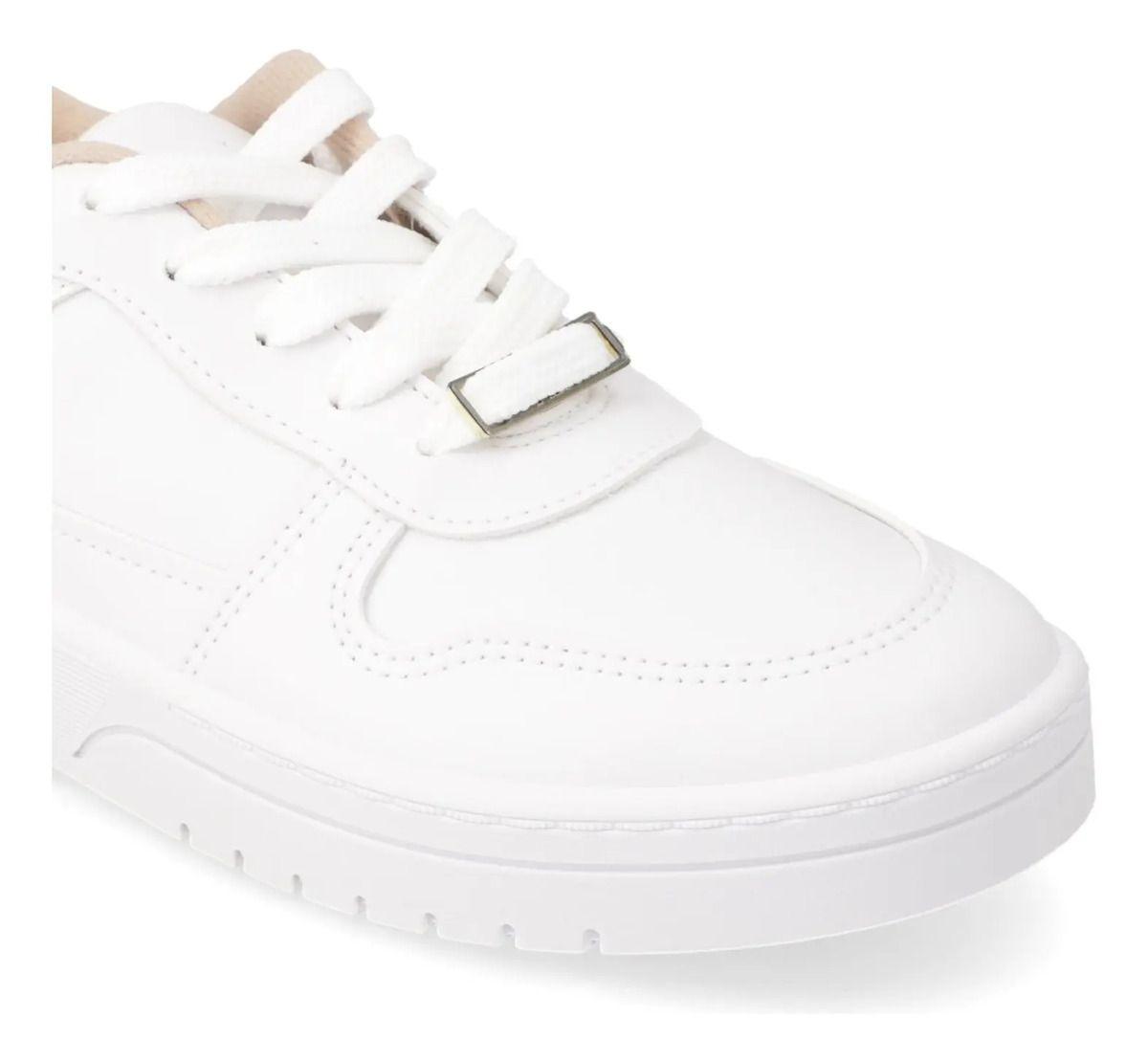 Zapatillas Casuales Blanco Moleca-5