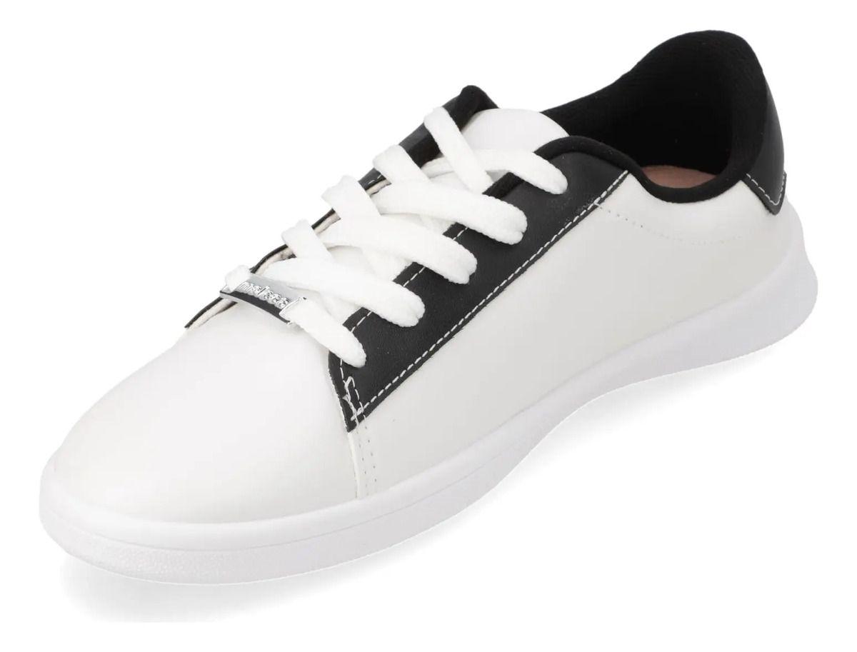 Zapatilla Casual Blanco Moleca-2