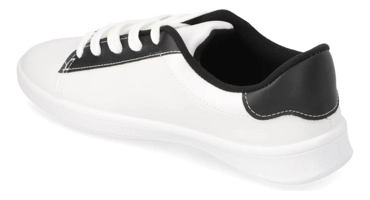 Zapatilla Casual Blanco Moleca-3