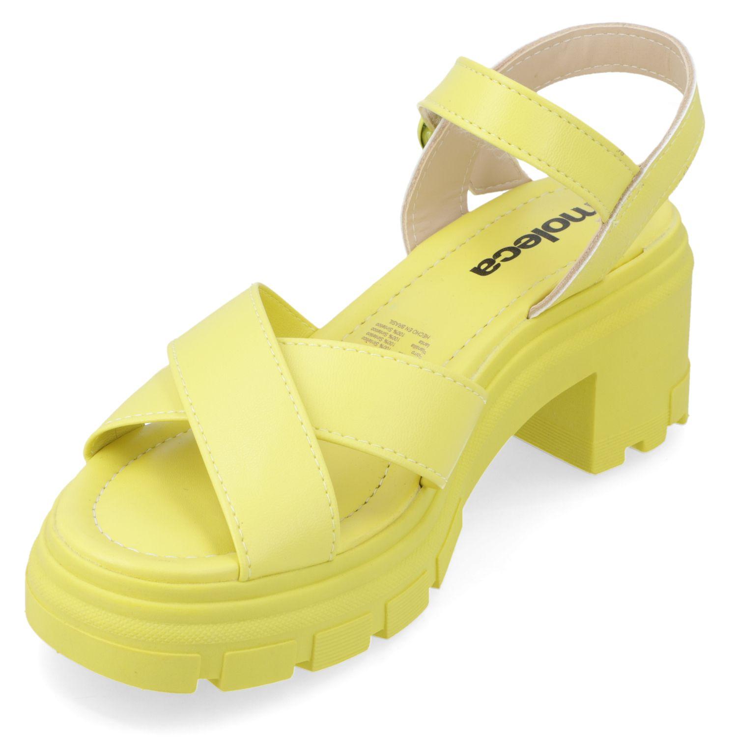 Sandalia Taco Moleca Amarillo 10906-2