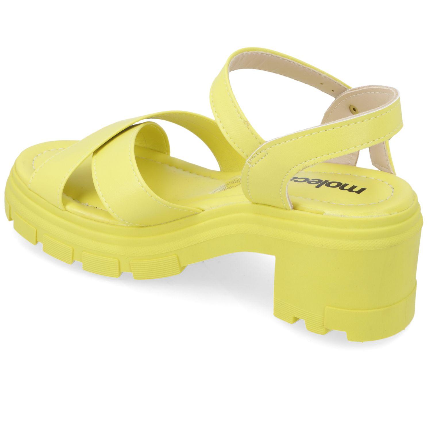 Sandalia Taco Moleca Amarillo 10906-3