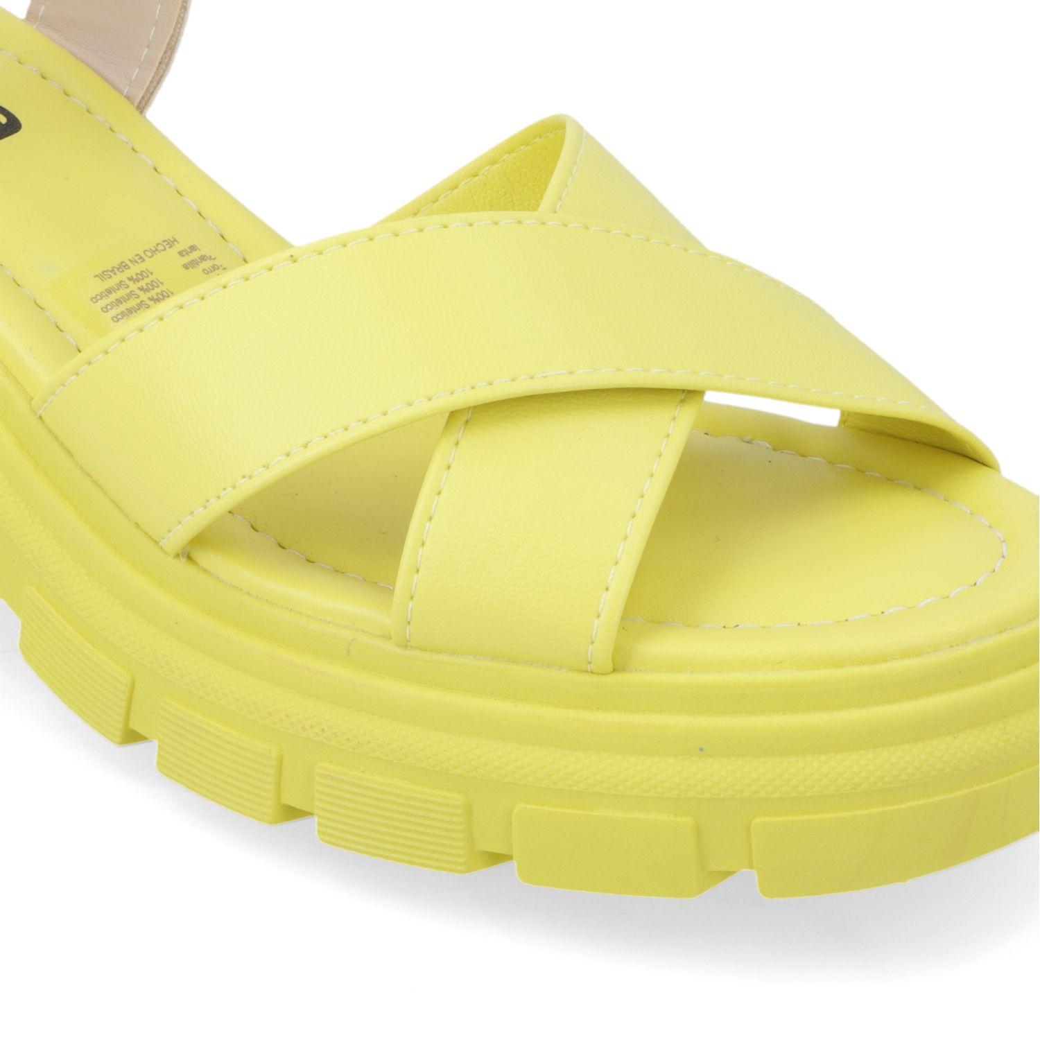 Sandalia Taco Moleca Amarillo 10906-5