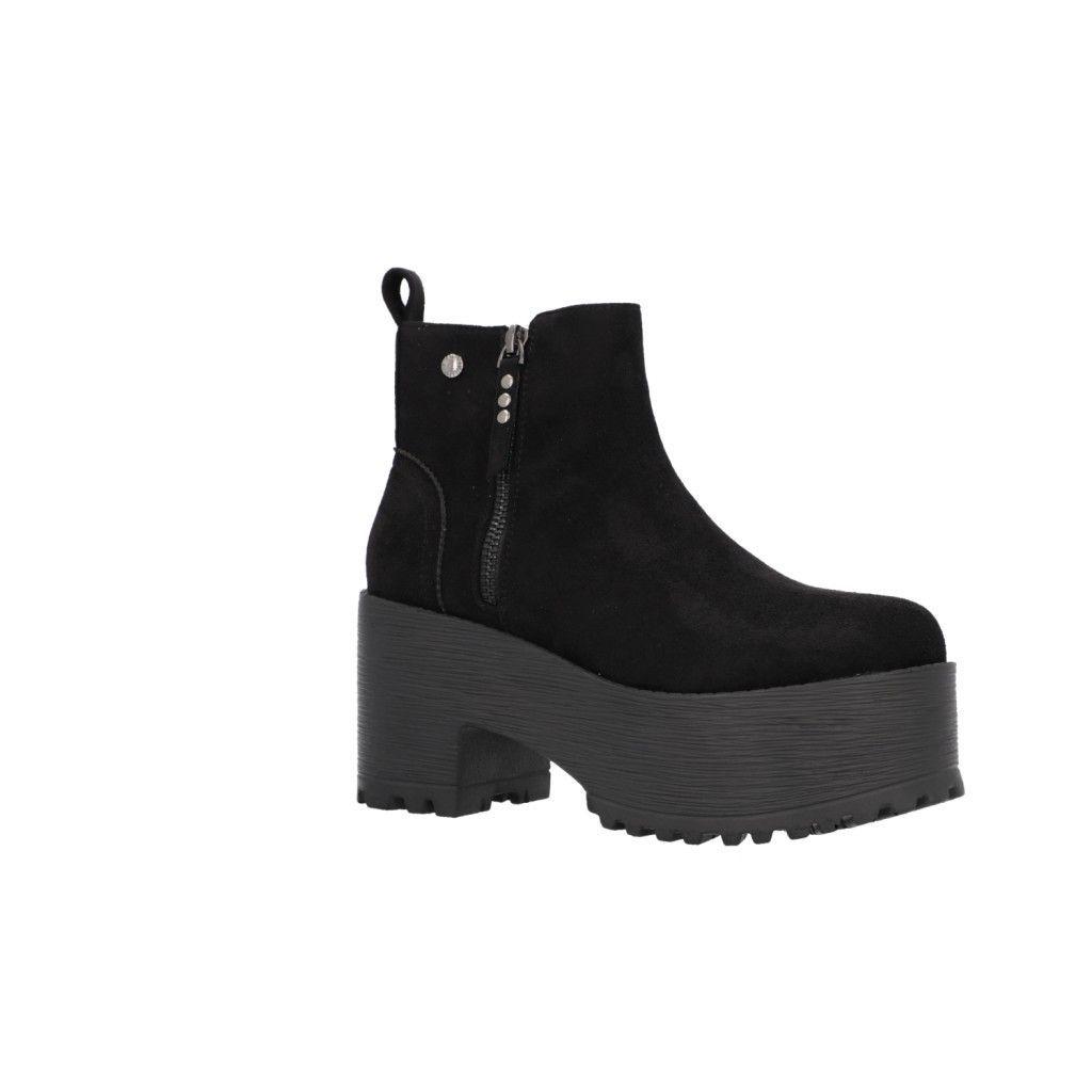 Botin Mujer Negro 1066-1-PB New Walk-4