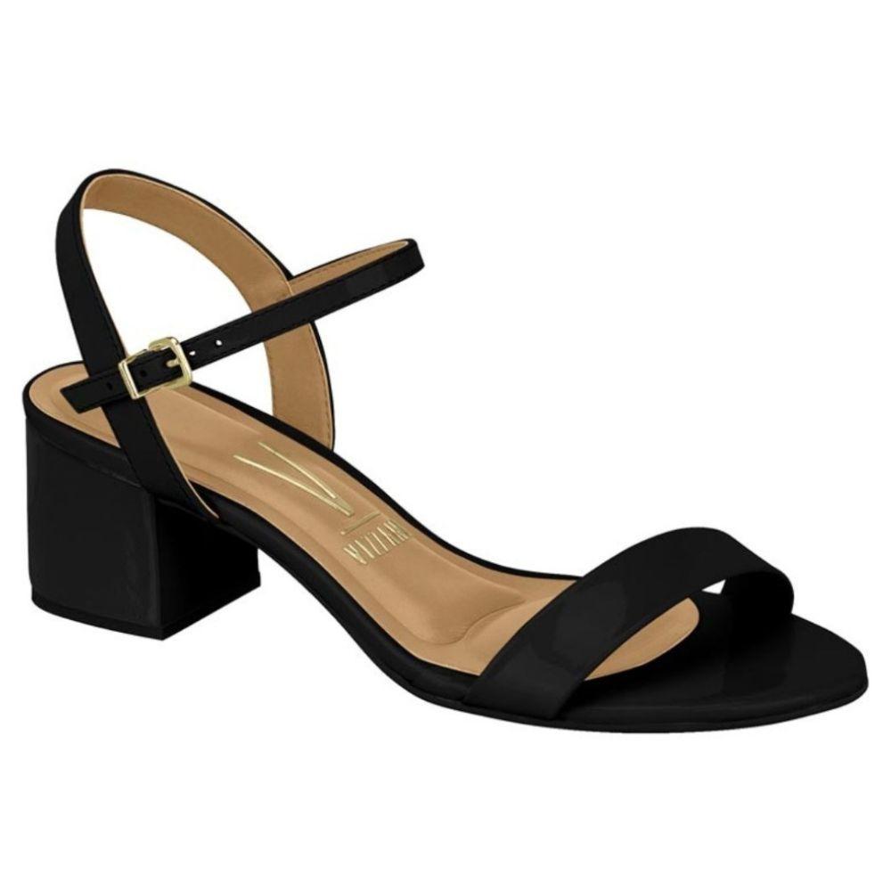 Sandalia Mujer Taco Cuadrado Charol 6291-900- Vizzano-0
